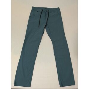 Roark Revival Mens Blue Casual Traveler‎ Pants Drawstring Zip Pockets 32X30